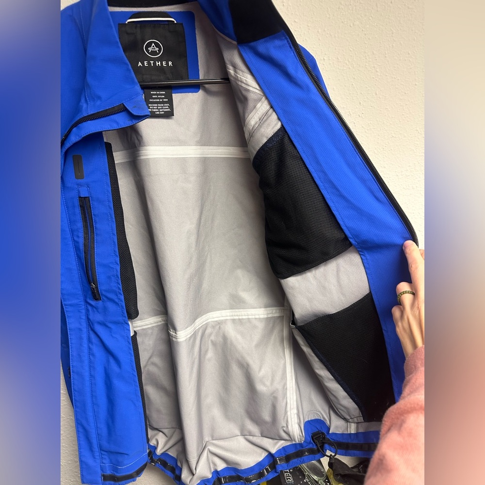 Aether Pace Jacket Cycling Jacket Distant Blue Wa… - image 6